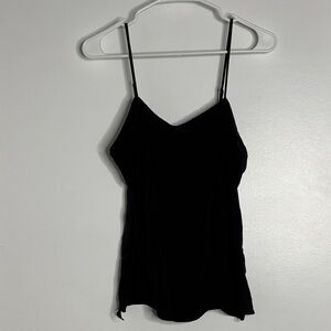 Theory Classic Black Cold Shoulder Camisole